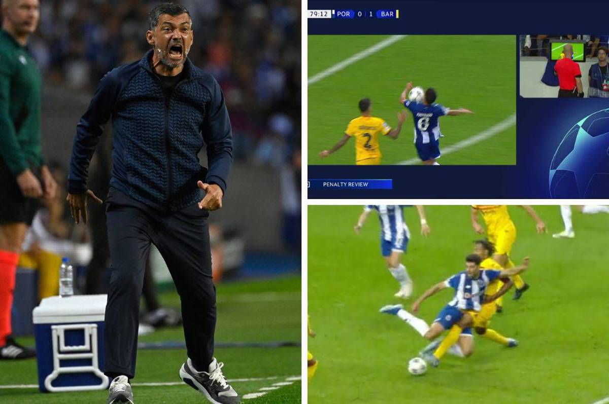 La frase irónica del técnico del Porto ante el árbitro tras caer ante el Barcelona: “Jugamos contra más que un club...”