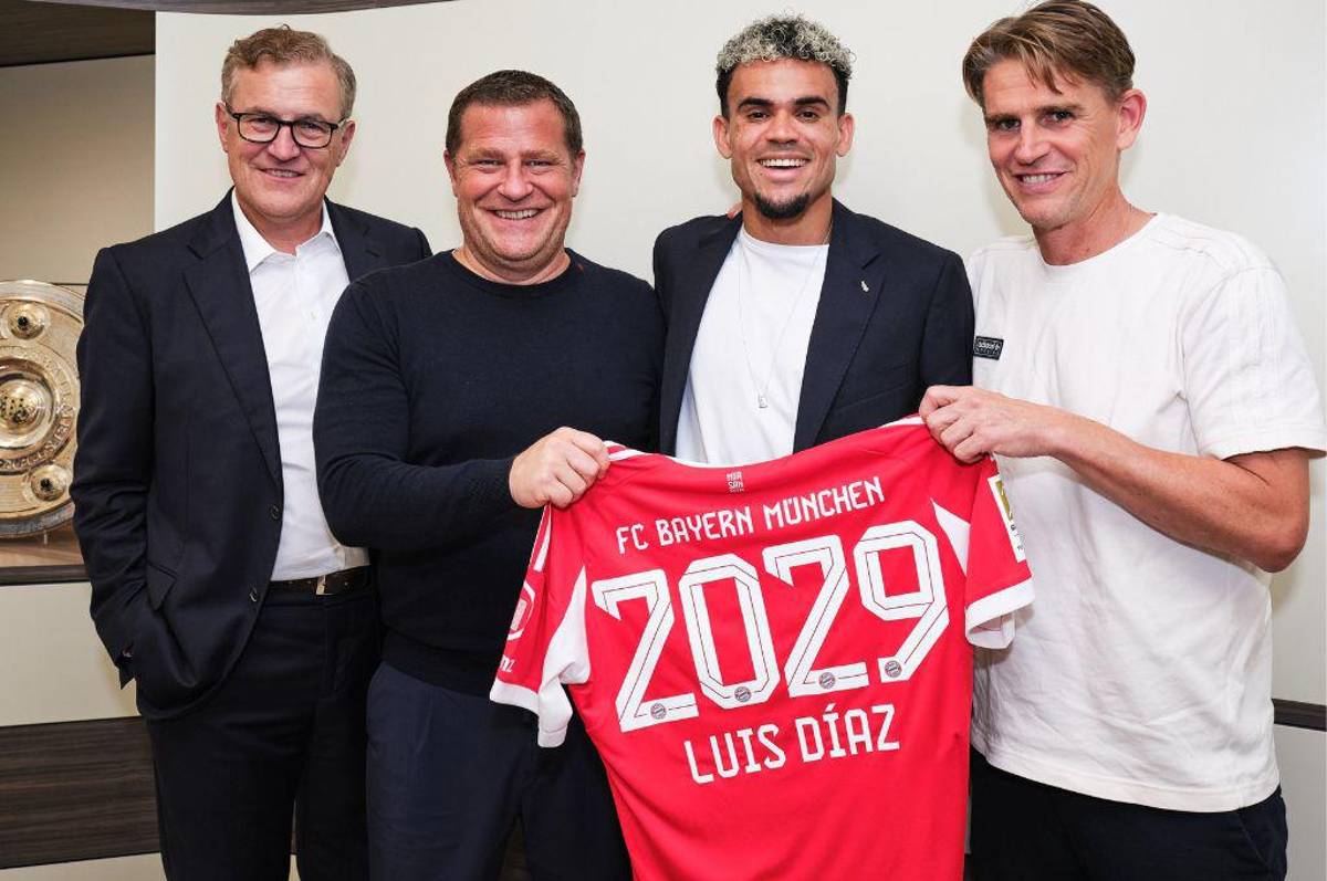 Bayern Múnich presentó a Luis Díaz: el tremendo salario que ganará por hora, día y mes; este será su dorsal