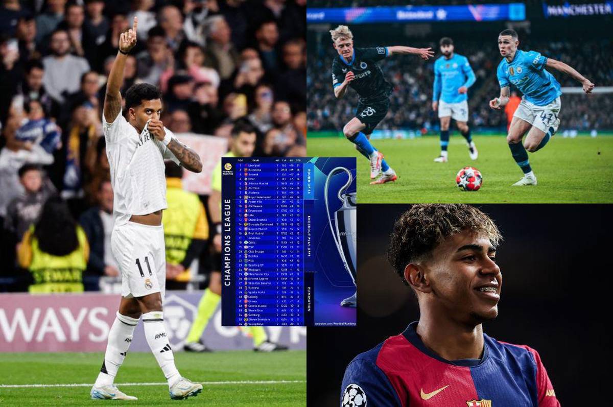 Tabla de posiciones de la Champions League: Real Madrid en playoff, City tiene vida y Barcelona quedó segundo