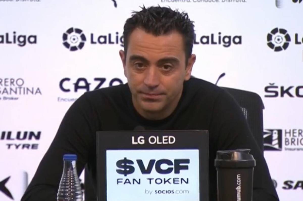 Xavi se acuerda del Real Madrid tras el triunfo del Barcelona en Mestalla: ‘‘Queremos presionarlos’’