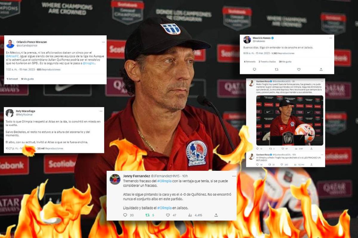 ¡No lo bajan de “fracaso” y “ridículo”! Prensa hondureña carga contra Olimpia tras la eliminación ante Atlas en Concacaf