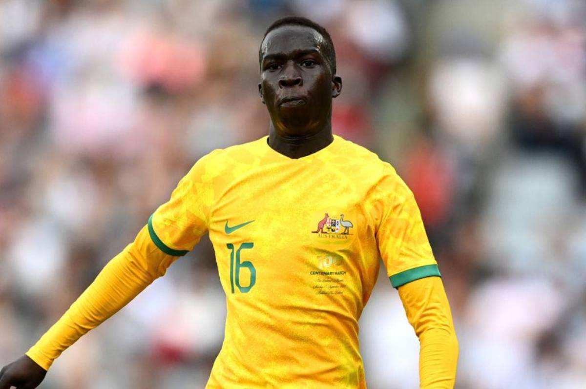 La selección de Australia viaja al Mundial de Qatar con un chico de apenas 18 años ¿Quién es Garang Kuol?