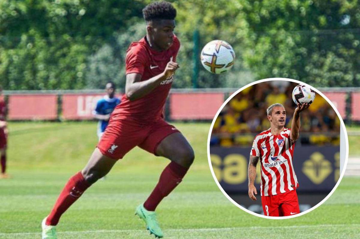 El hondureño Keyrol Figueroa debuta con el Liverpool U-18 en goleada ante Middlesbrough; Esta fue la reacción de Griezmann