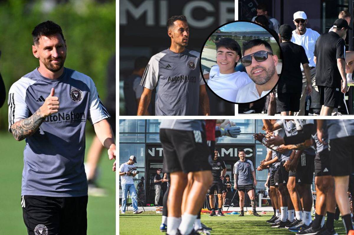 Messi tiene nuevo amigo, visita especial y el reencuentro: Así fue el primer entrenamiento del Leo con el Inter de Miami