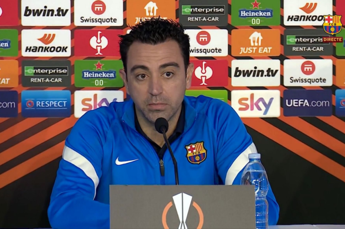 Xavi, convencido de avanzar en Europa League: “Será complicado para nosotros, pero es una buena prueba de que el Barça”