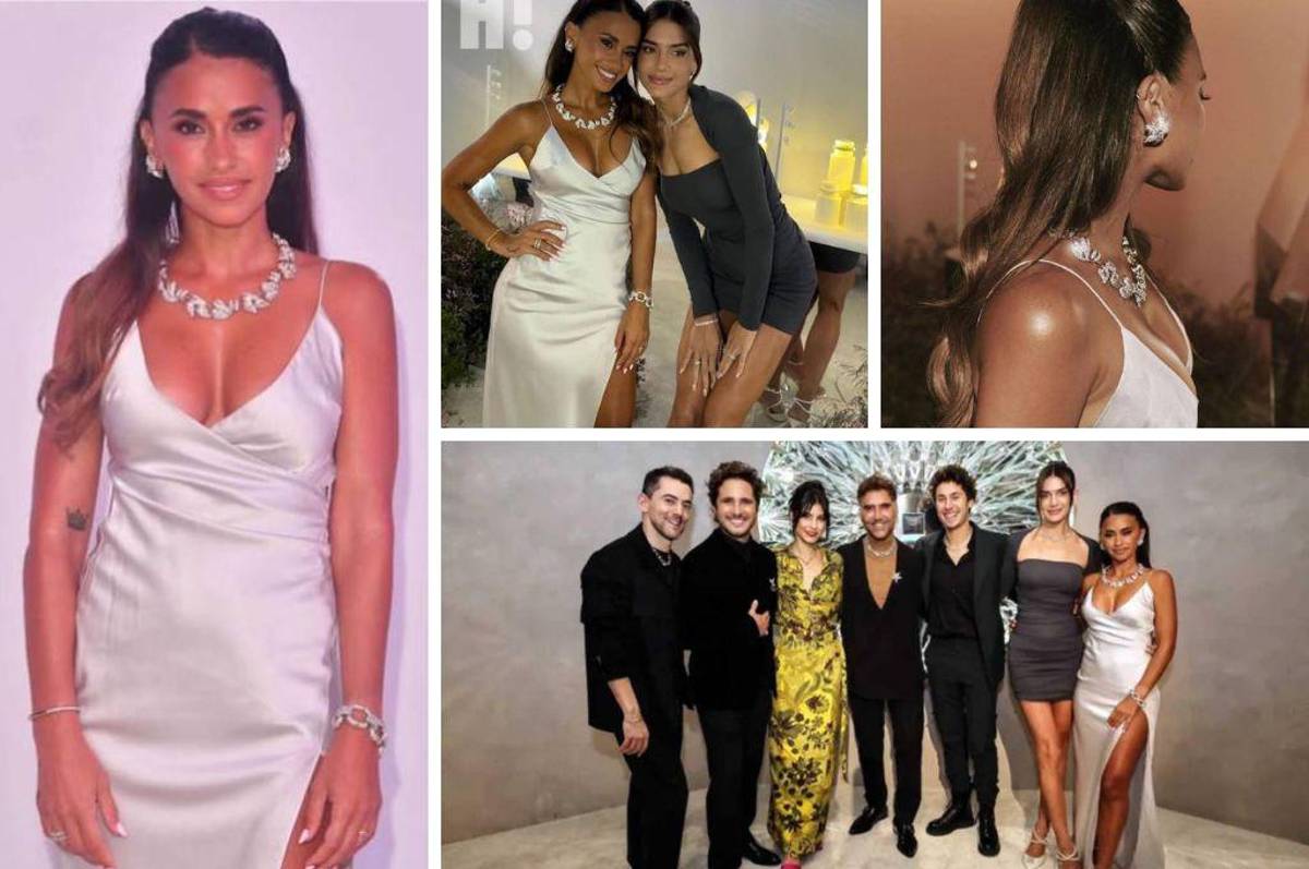 ¿Qué hacia Messi? El despampanante nuevo look de Antonela, el collar de lujo y así fue captada con la novia de J Balvin