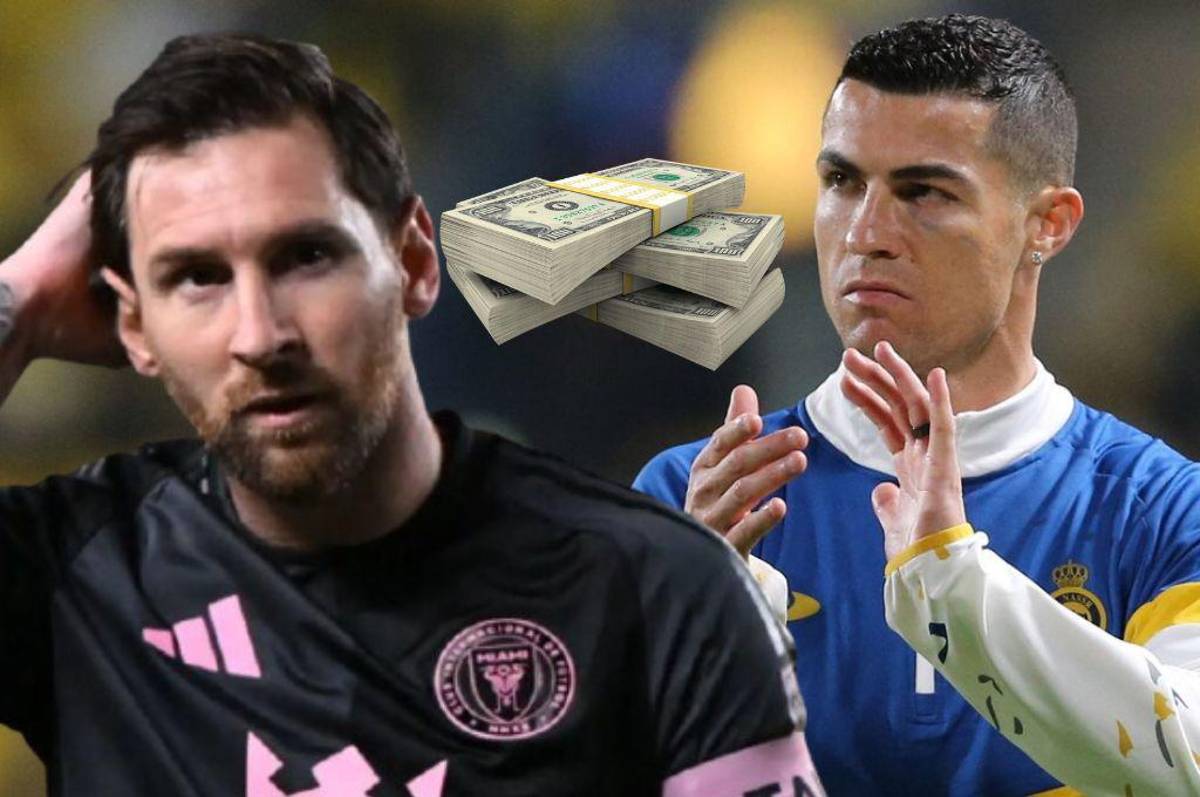Entre tanto Cristiano Ronaldo gana un salario de 600 mil dólares al día, esto cobra Messi en el Inter Miami
