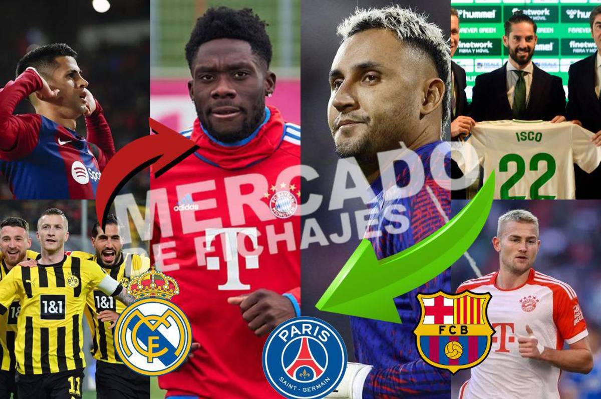 El nuevo destino de Keylor Navas, la figura de la Serie A que llegaría al Barcelona, se retira un ex Real Madrid y barrida en el Dortmund