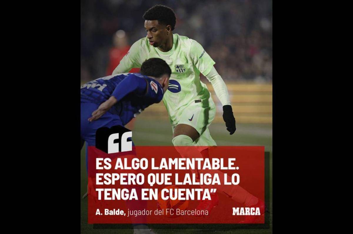 El penal no pitado a Koundé por el VAR, la manotada de Balde y el jugador del Barcelona que denunció insultos racistas