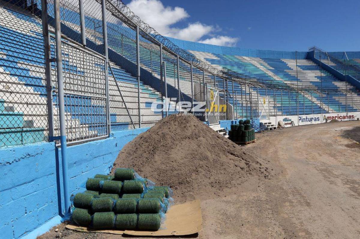 ¡Una belleza! Así luce el estadio Nacional Chelato Uclés con la implementación del césped sintético ¿Cuándo estará listo?