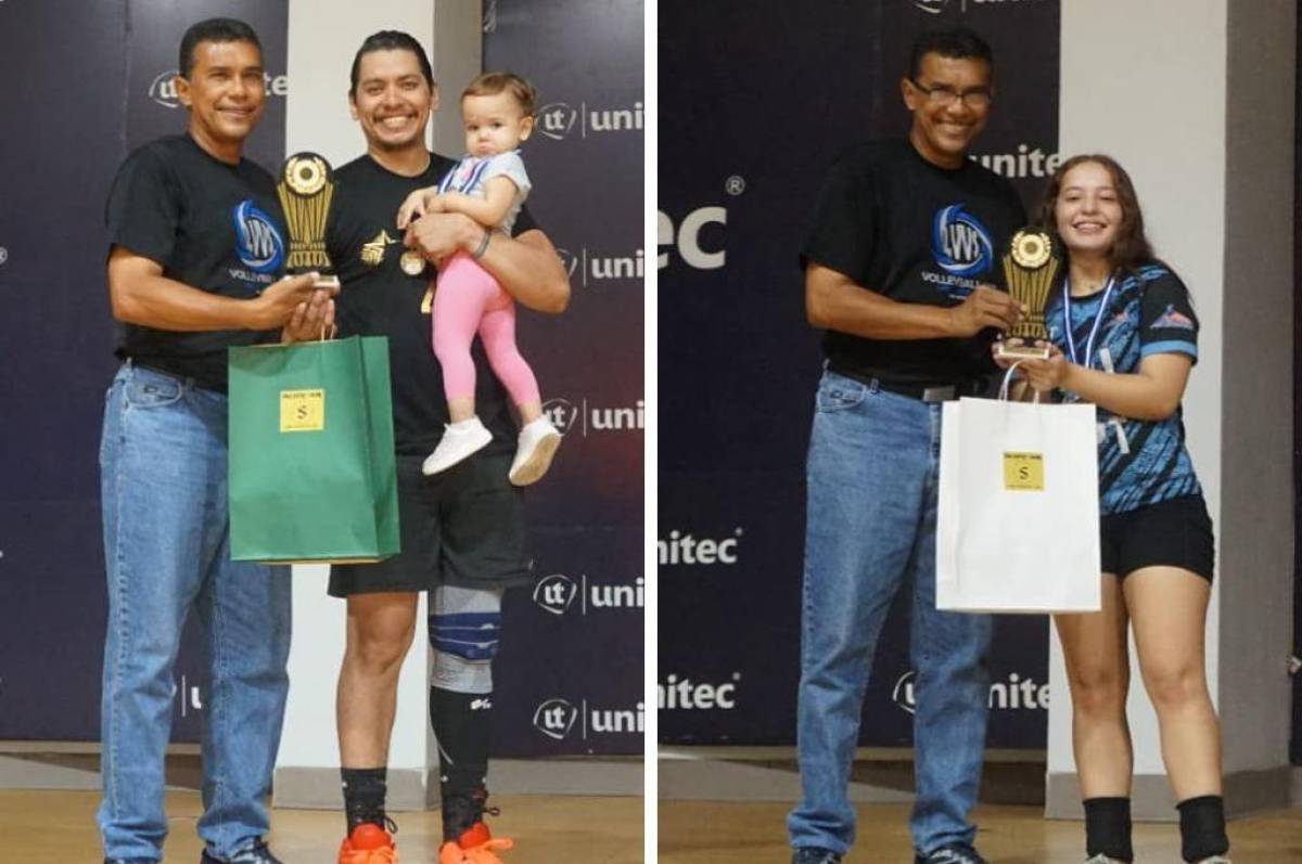 Carlos Osorio en varones y en Jimena Cwu fueron los MVP del tonteo.