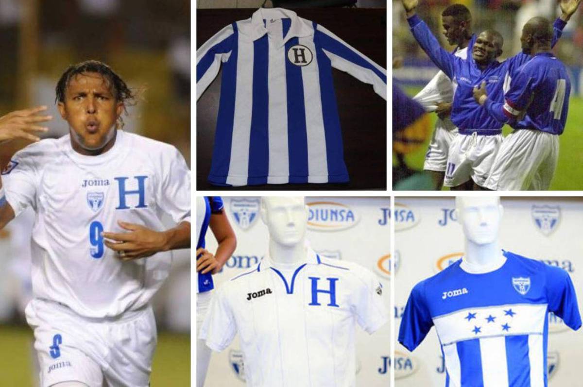 Así ha sido la evolución de los uniformes que ha utilizado la Selección de Honduras en las eliminatorias mundialistas