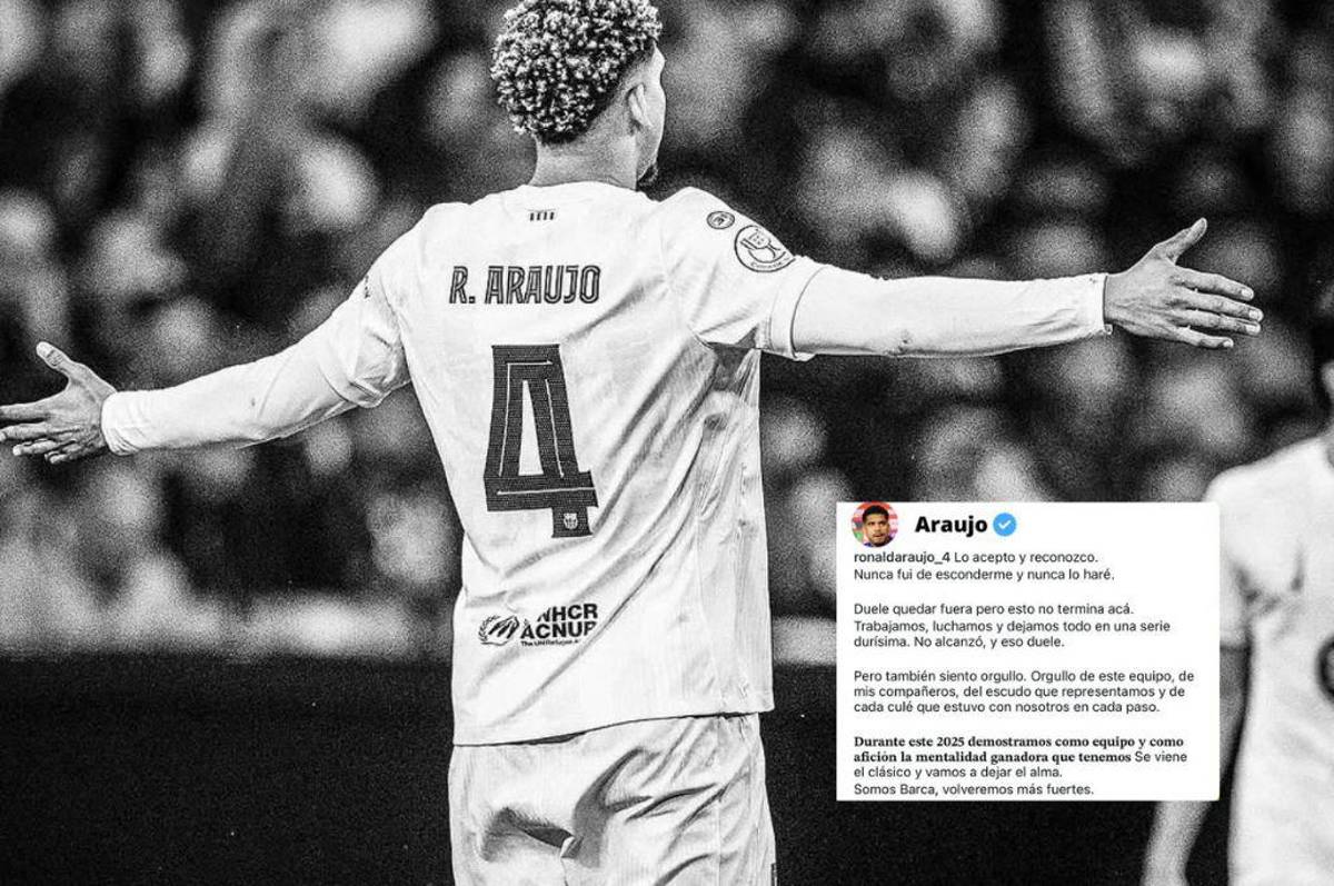Ronald Araújo deja la respuesta que todo Barcelona esperaba y hace promesa: Lo acepto, nunca fui de...