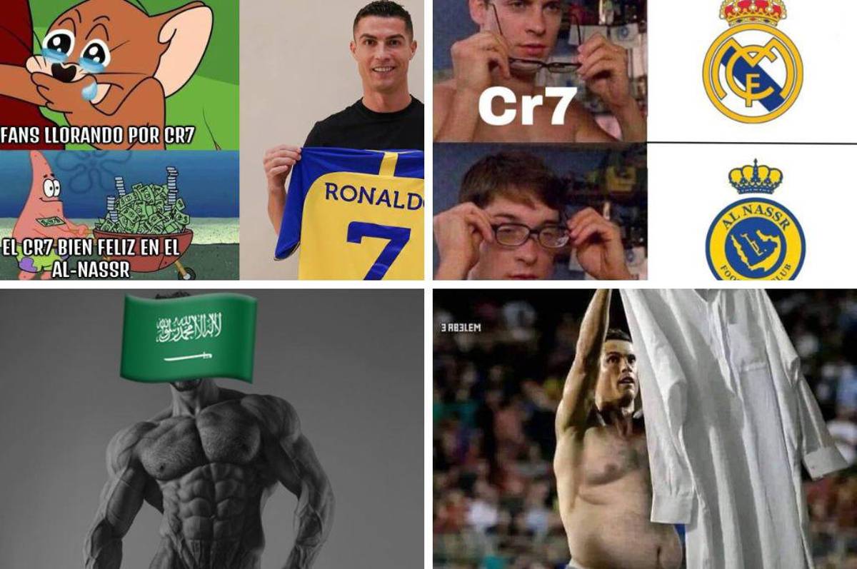 Cristiano Ronaldo fue fichado por el Al Nassr de Arabia Saudita y lo destrozan con memes
