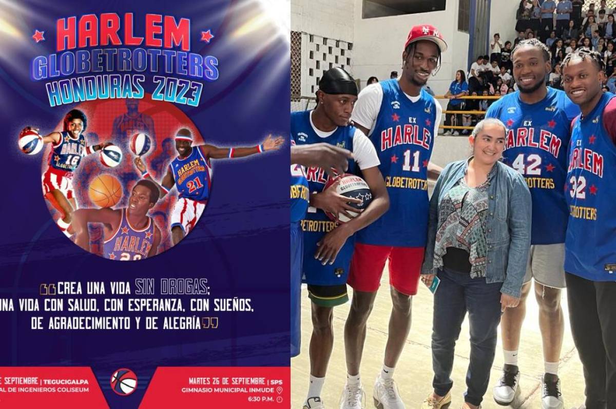 Con la presencia de un exNBA: basquetbolistas Harlem Globetrotters darán show en Honduras