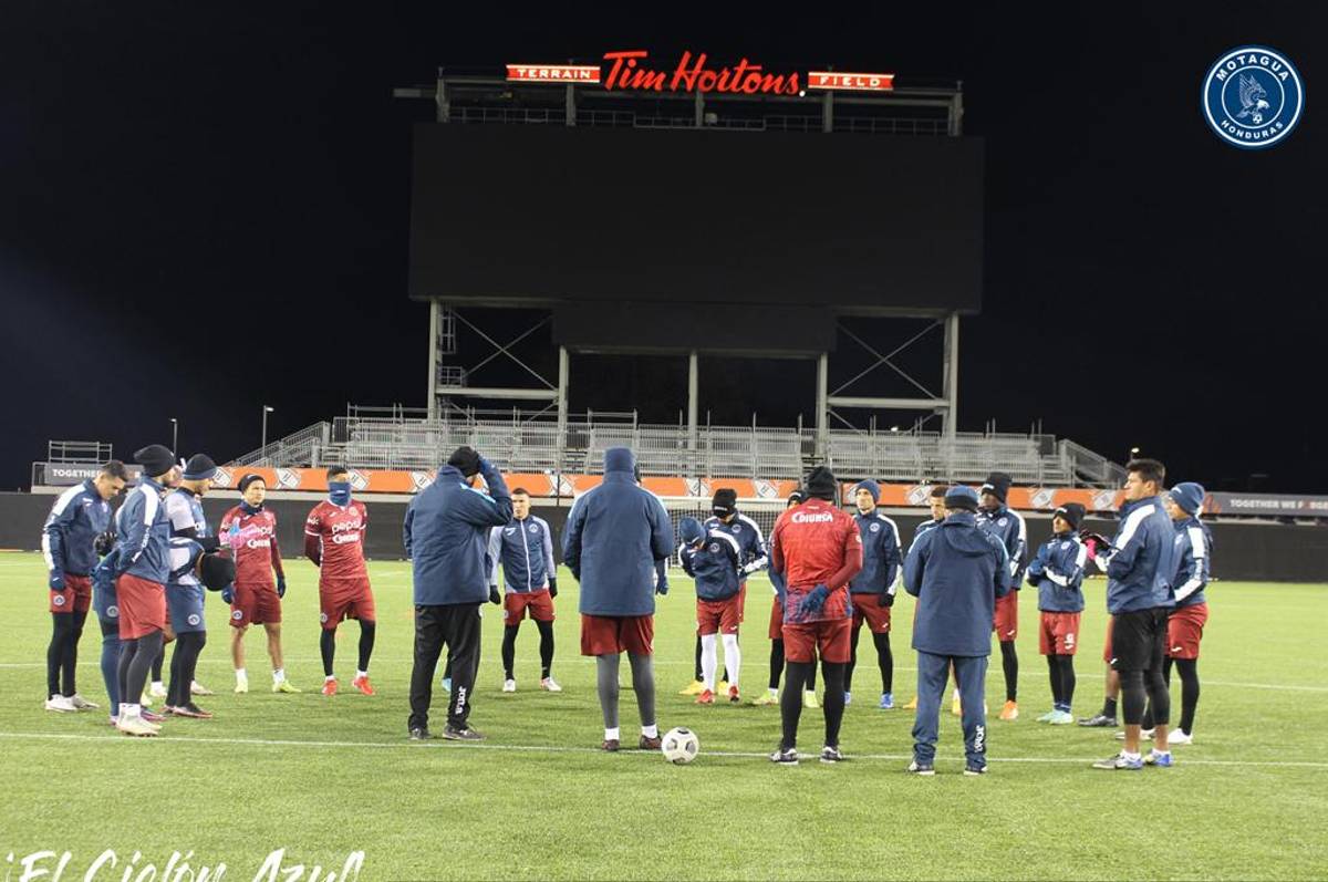 Motagua, bien abrigado, reconoce el Tim Hortons Field de Canadá y esta listo para enfrentar al Forge FC