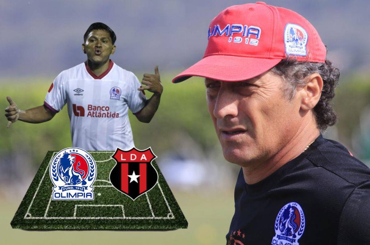 Así sería el 11 del Olimpia de Pedro Troglio para la final de ida de la Liga Concacaf ante Alajuelense