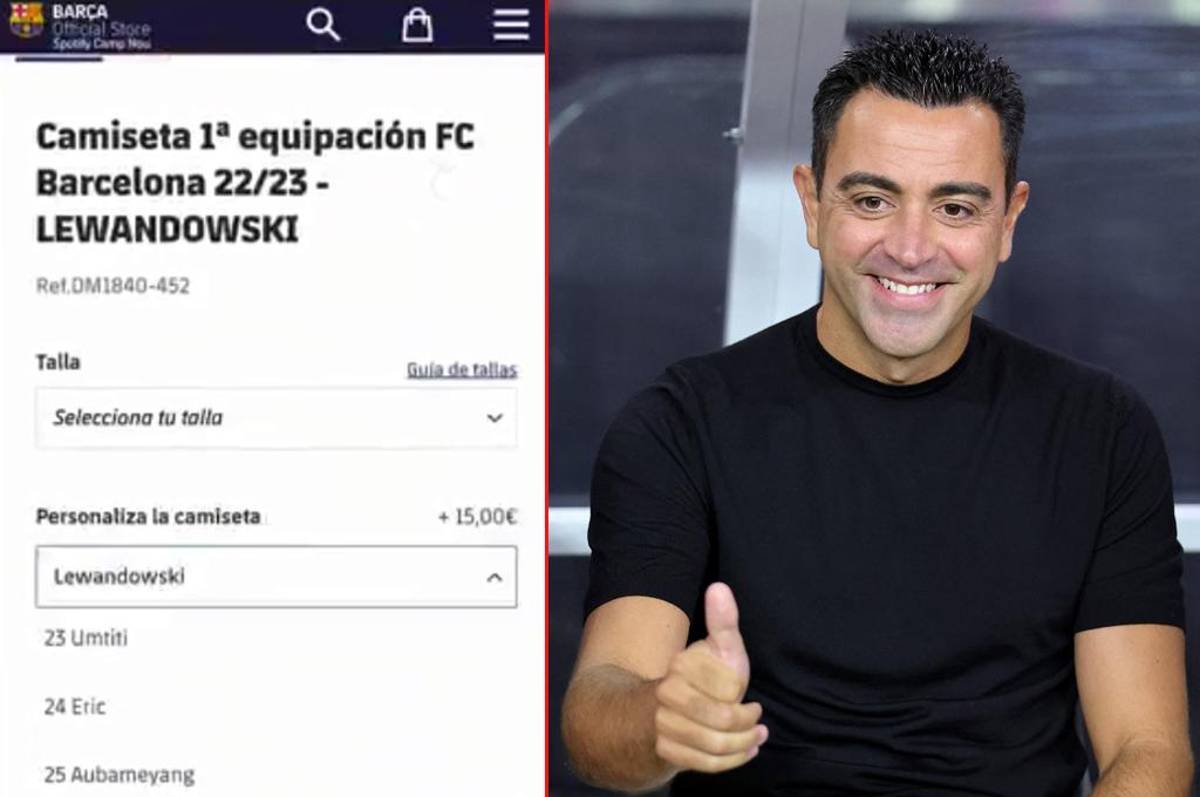 Y todavía no lo anuncian: la camiseta del próximo fichaje del Barcelona aparece en la web oficial del club