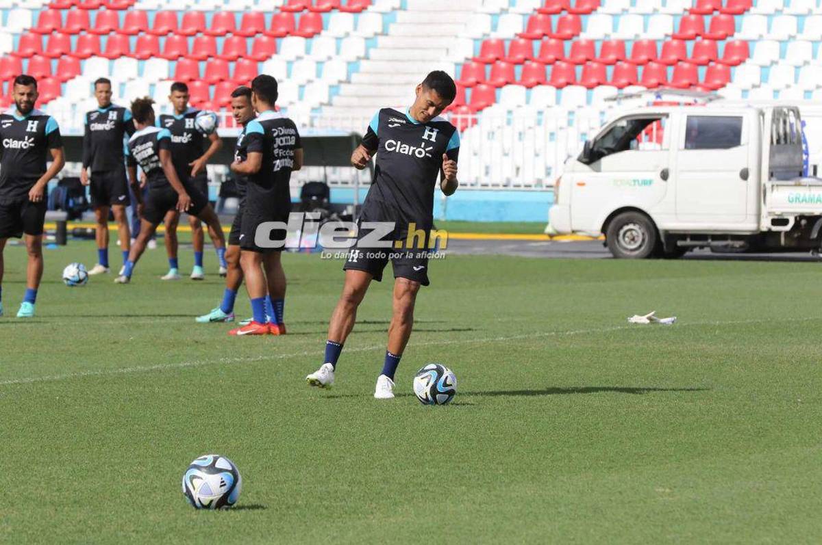 Así fue el último entrenamiento de la Selección de Honduras, esta vez en el estadio Nacional Chelato Uclés