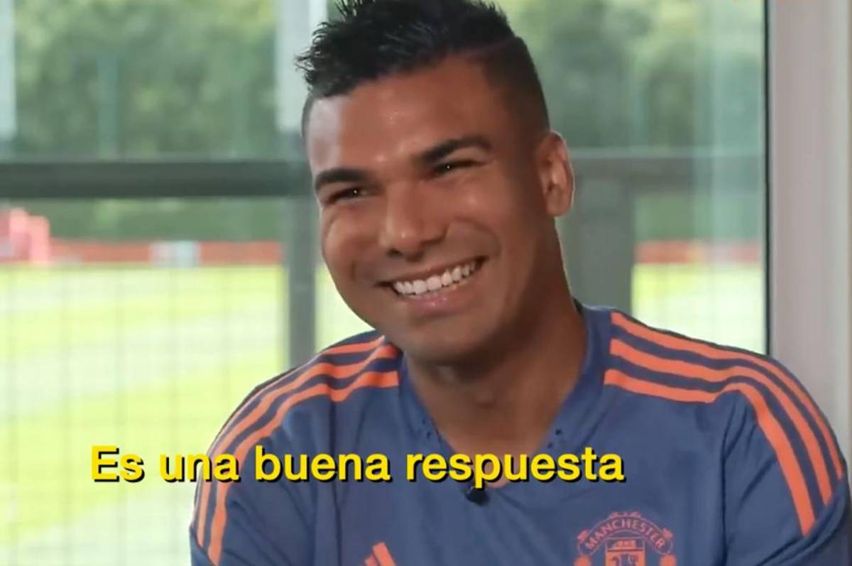La épica respuesta de Casemiro cuando le preguntan por qué fichó por el Manchester United y no jugará la Champions League