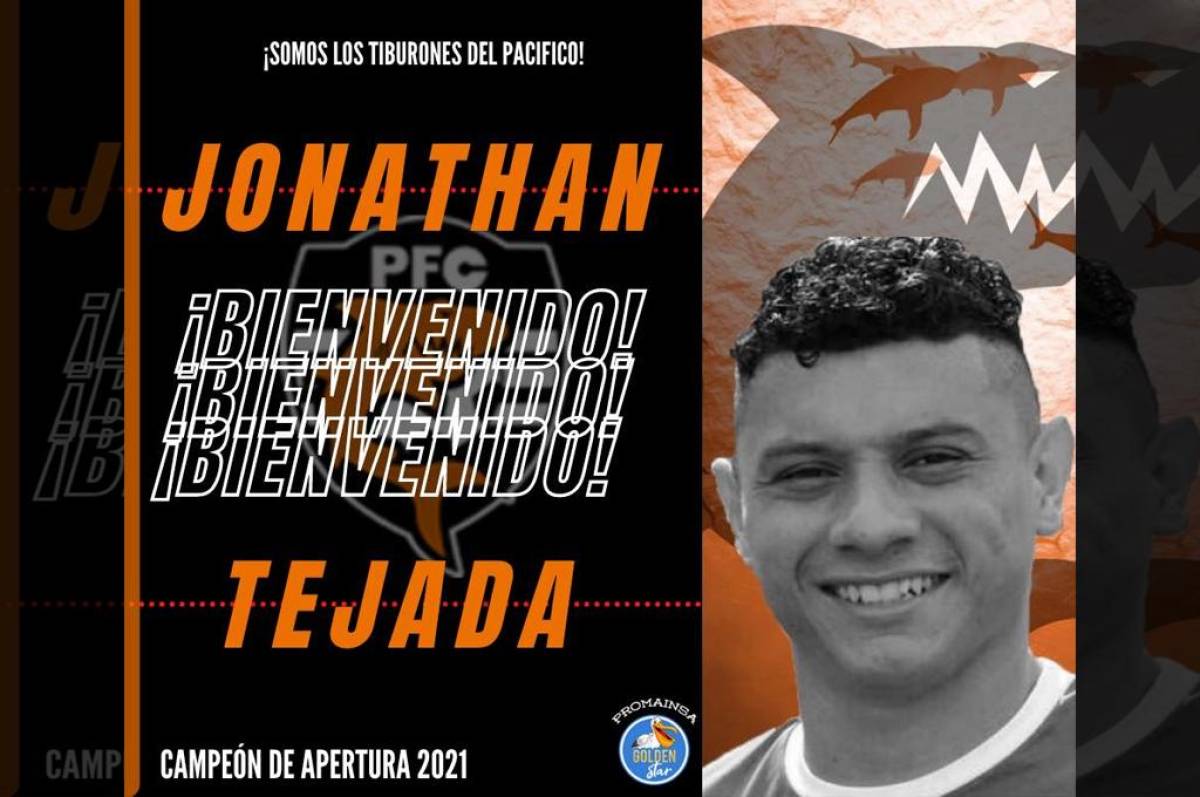 El hondureño Jonathan Tejeda es anunciado como nuevo fichaje del Puntarenas de la Segunda de Costa Rica