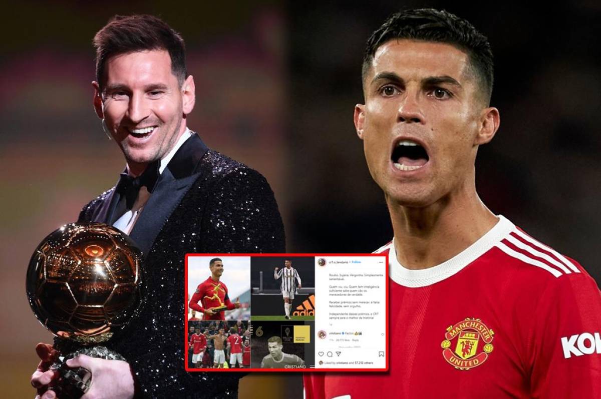 El polémico comentario de Cristiano Ronaldo sobre el Balón de Oro que ganó Messi en París