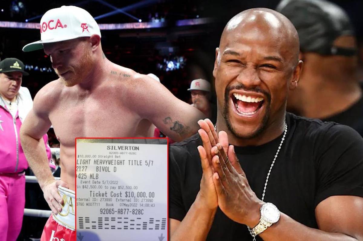 Floyd Mayweather apuesta en contra del Canelo Álvarez y presume cuánto dinero se ganó por la derrota del mexicano