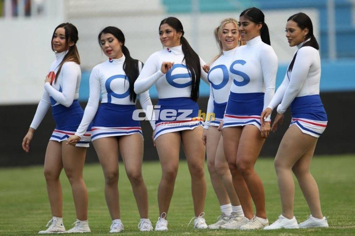Espectaculares modelos y todo el ambiente que se vive en la semifinal de ida entre Motagua y Olimpia