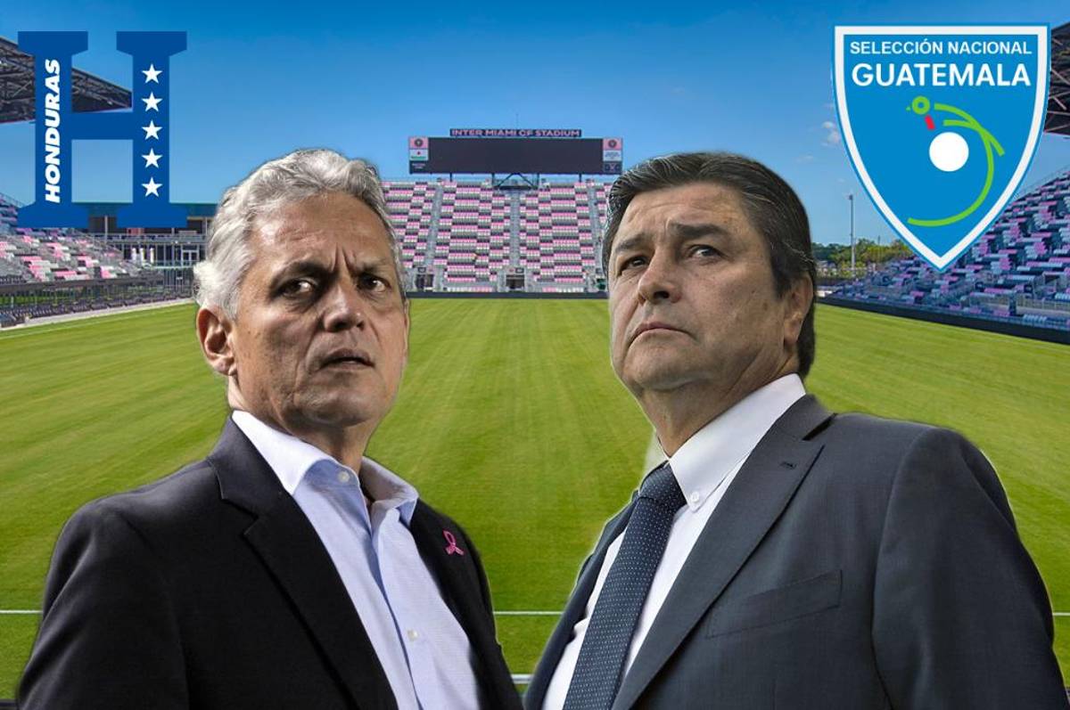 Rueda vs Tena, un duelo de dos maestros que buscan construir un camino al Mundial de 2026 con Honduras y Guatemala