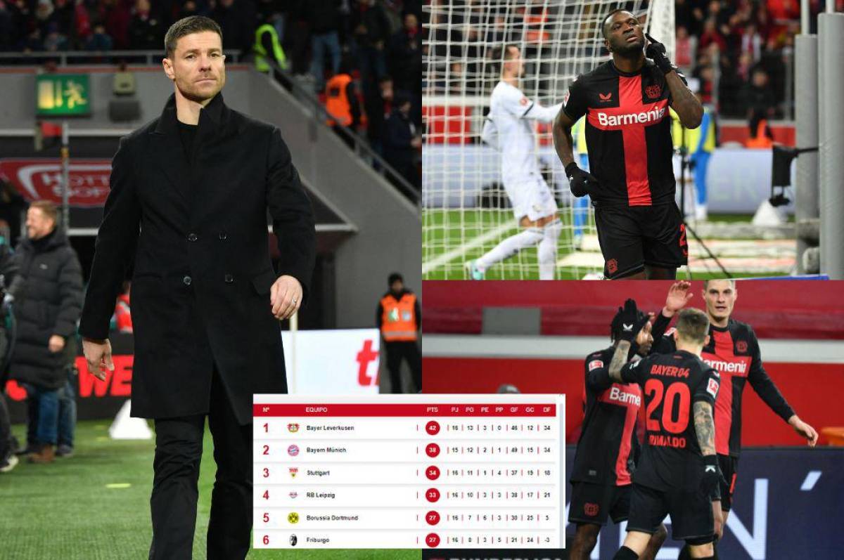 El Leverkusen de Xabi Alonso cierra el 2023 como líder invicto y se mantiene lejos del Bayern: así va la tabla en la Bundesliga