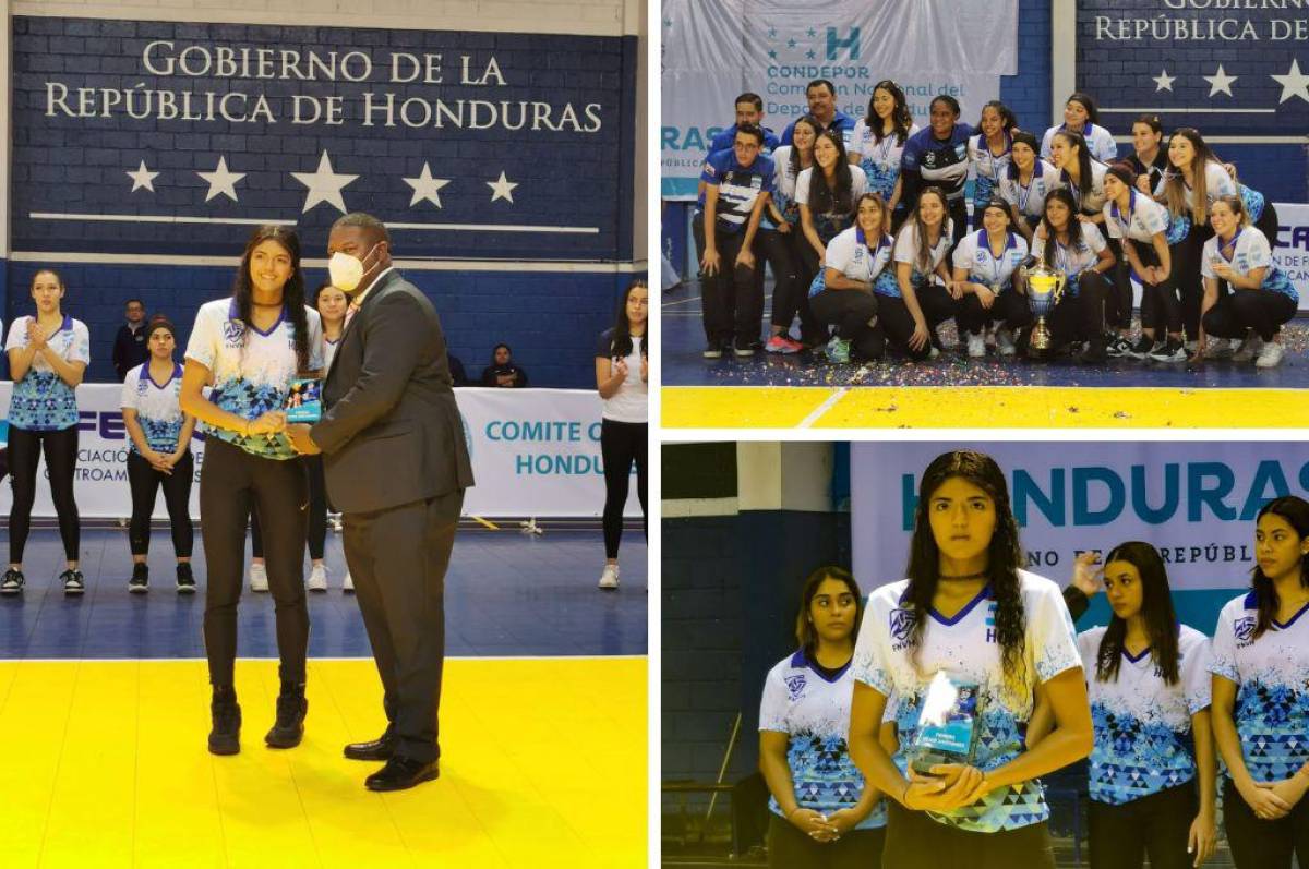 Nathaly Pérez, nuestra legionaria MVP en voleibol: “Me llena mucho de orgullo cantar el Himno de Honduras en otros países”