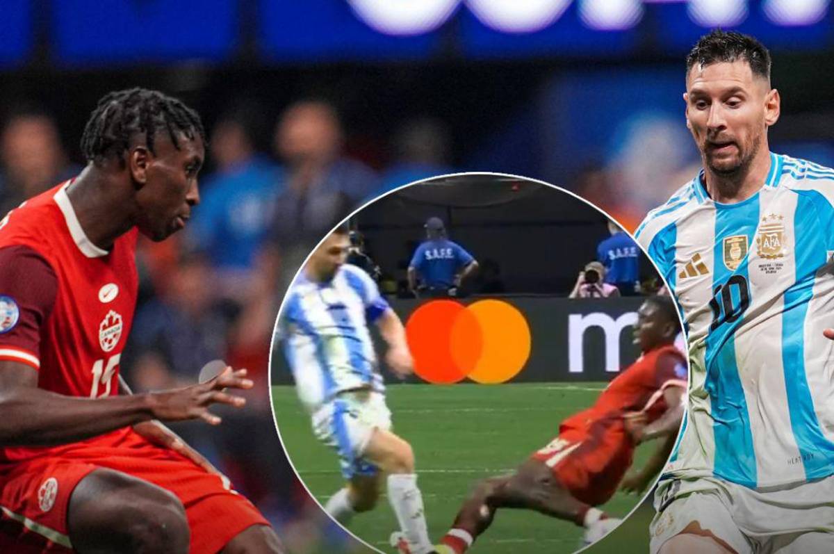 Copa América: sufrió comentarios racistas por dura entrada a Lionel Messi y Canadá responde