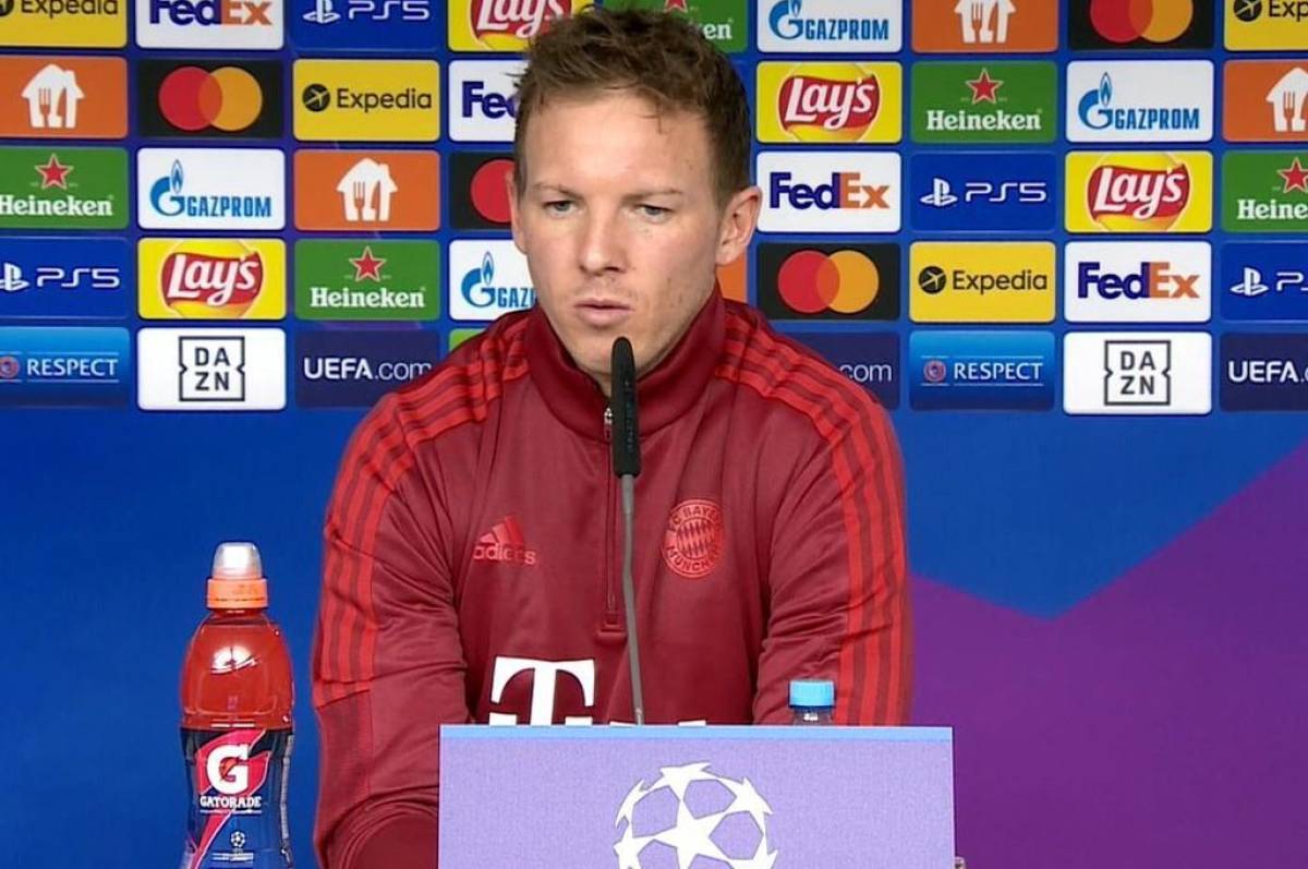 Julian Nagelsmann, DT del Bayern, anuncia que no dará descanso a sus estrellas y saldrán con todo a eliminar Barca