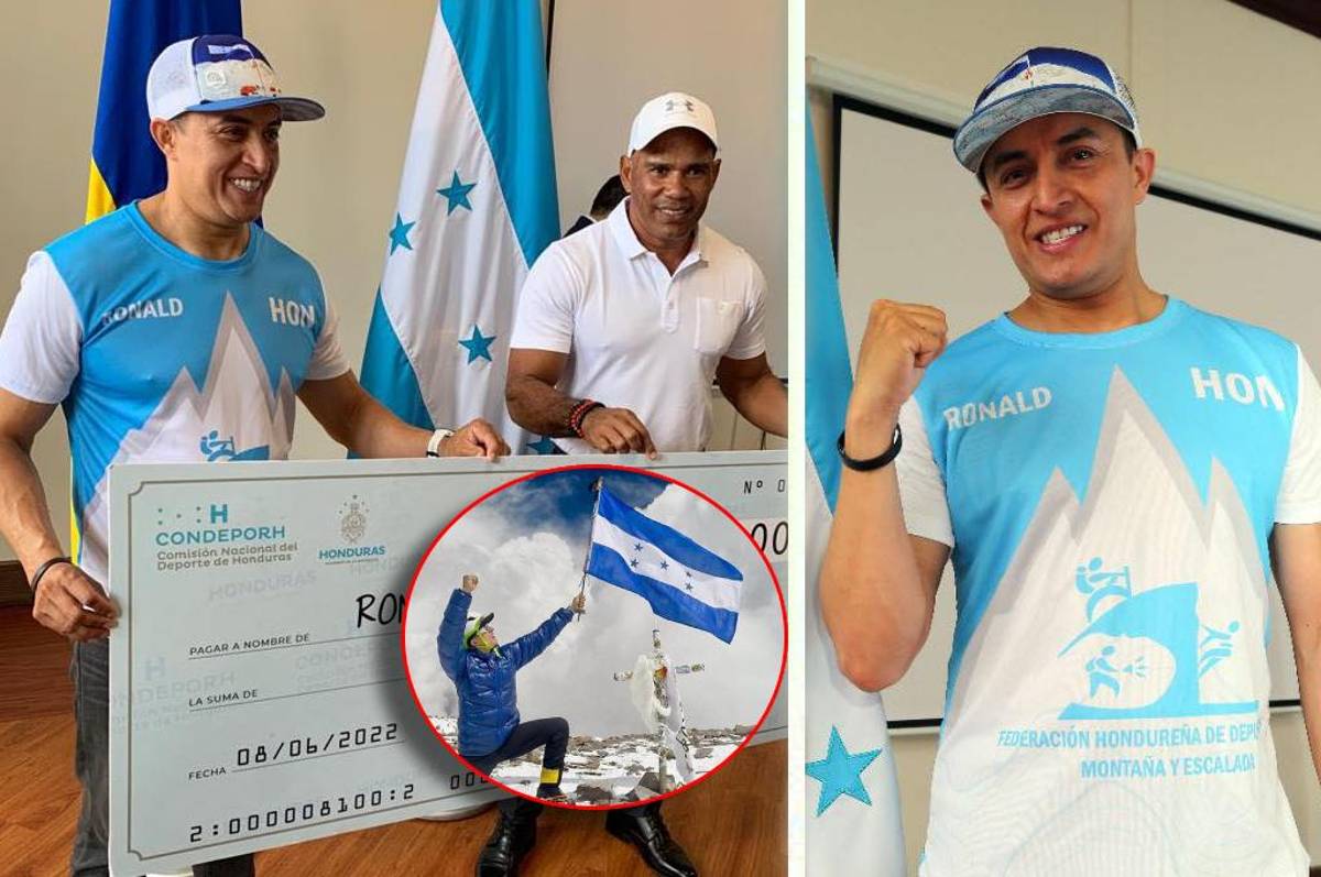 La “recompensa” de 800 dólares del Gobierno de Honduras al alpinista Ronald Quintero tras escalar el Everest