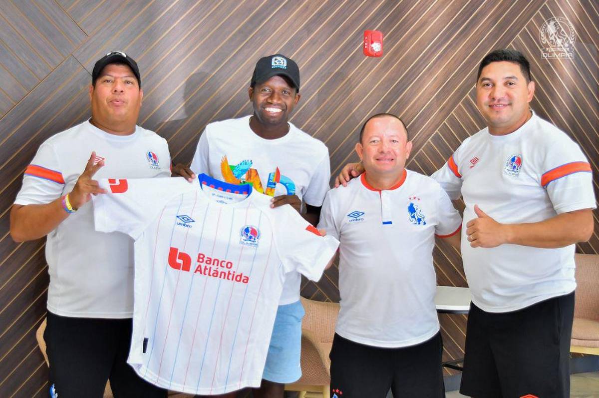 Olimpia recibió la visita de Boniek García en Houston, Estados Unidos, y se llevó un regalo especial