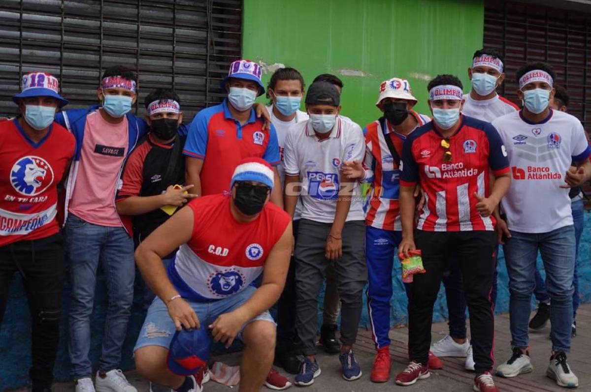 ¡Ya se respira la final en el Nacional! Así se vive el ambiente previo al Olimpia vs Real España en Tegucigalpa