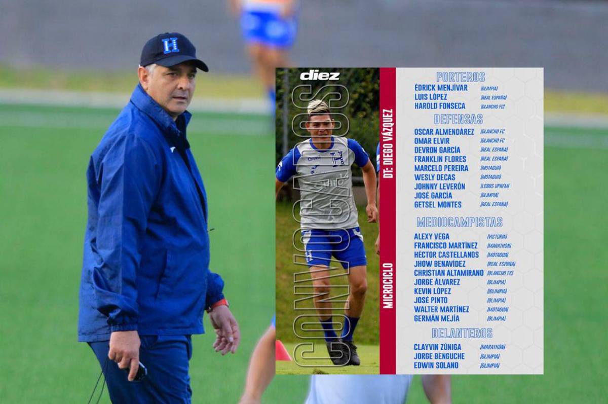 La convocatoria de Diego Vázquez para el segundo microciclo de la Selección de Honduras pensando en Canadá