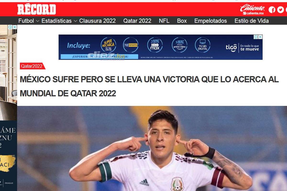 México venció a Honduras, pero la prensa azteca critica a la selección porque el gane fue “sufriendo” y “a medias”