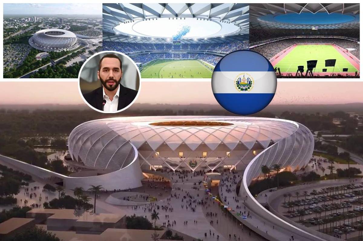 Nayib Bukele anuncia la construcción de un nuevo y lujoso estadio Nacional de El Salvador