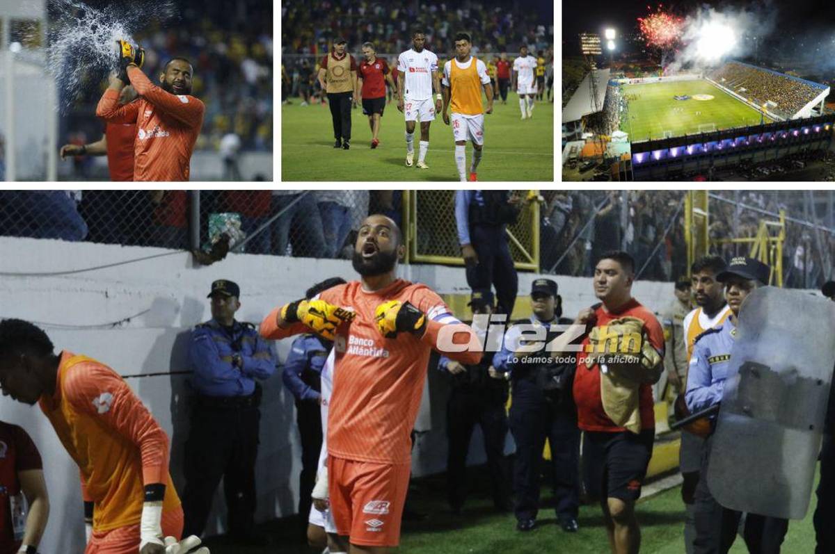 No se vio en TV: La tristeza de los jugadores del Olimpia por la crisis, bronca de Menjívar con la gente y el llenazo en el Morazán