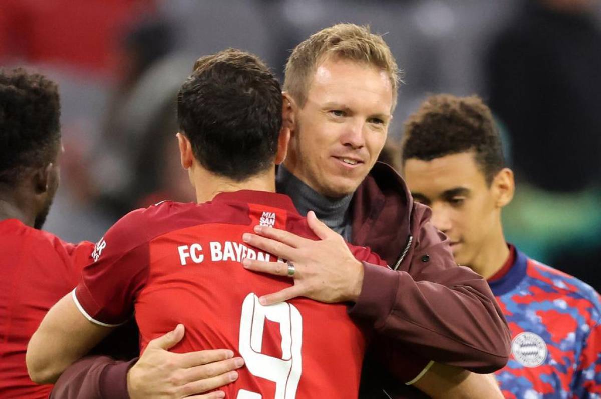 Nagelsmann no impedirá la salida de Lewandowski del Bayern Múnich: ‘‘No soy el indicado para imponer vetos’’