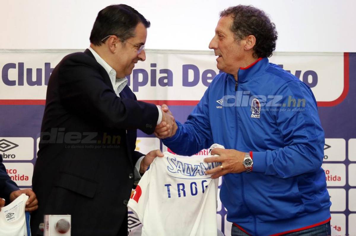 Así despide Rafael Villeda, presidente de Olimpia, a Pedro Troglio tras marcharse a dirigir a San Lorenzo de Almagro