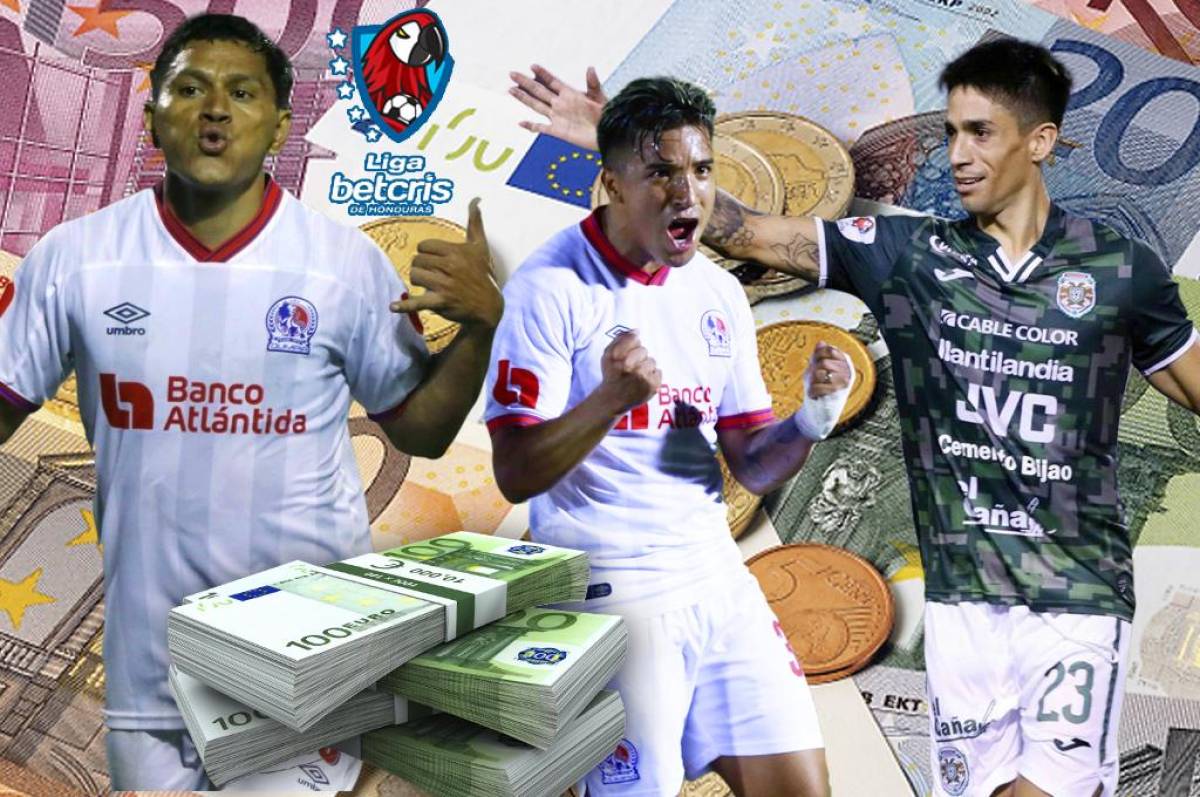 TOP 15: Los futbolistas más caros de las semifinales en el fútbol de Honduras ¡El más costoso es de Motagua!