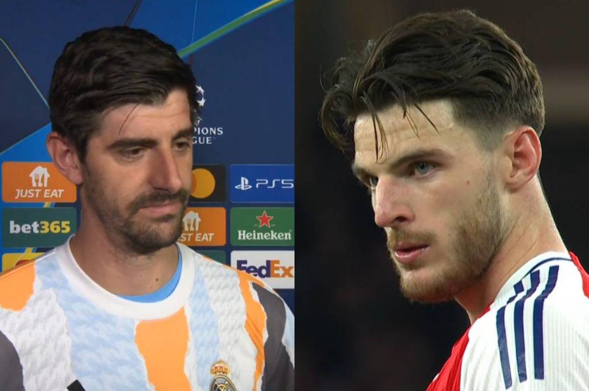 Courtois dice lo que nadie esperaba tras los golazos que recibió de Declan Rice ¿Quién es el culpable?