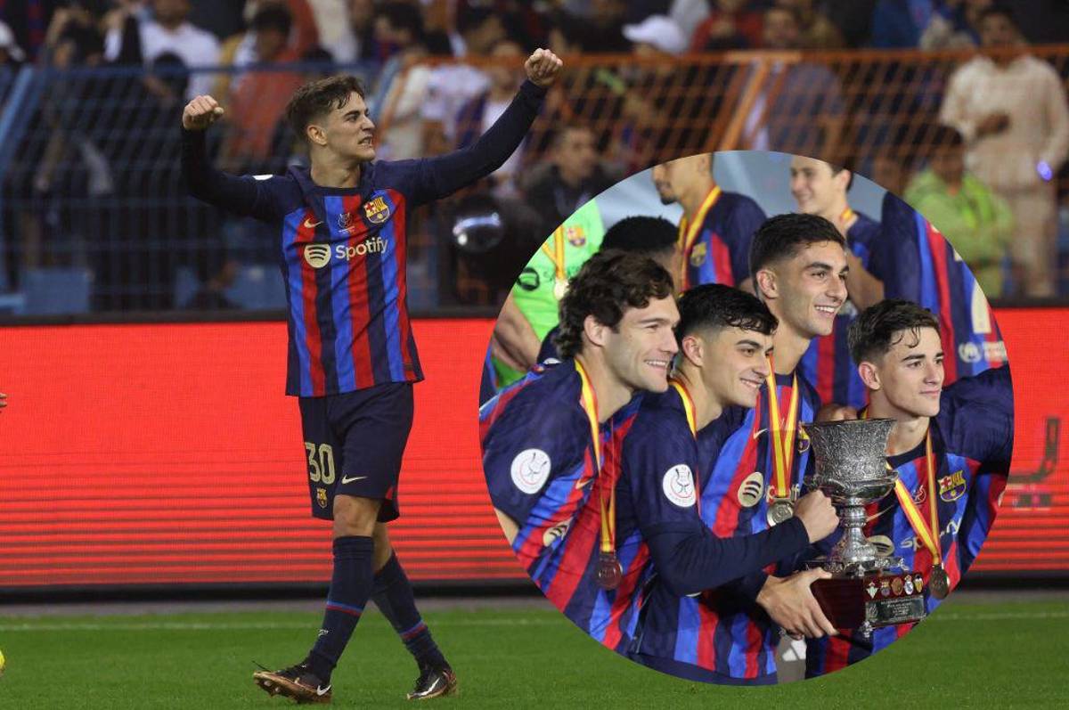 Gavi tras ser el héroe de la Supercopa para Barcelona: “Lo llevaba deseando desde que debuté”