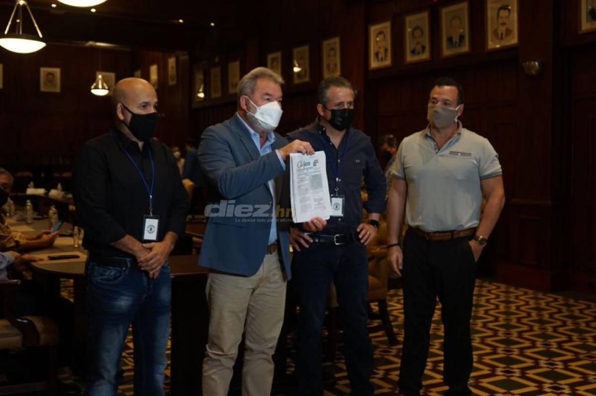 Presidentes del Real España y Marathón como pocas veces visto, el sorpresivo invitado y la confensión del alcalde