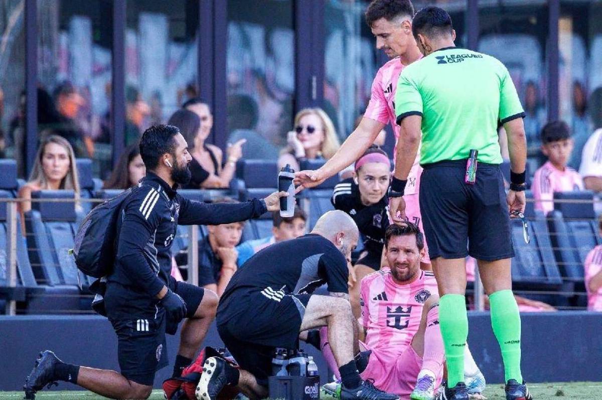 La bronca que tuvo Messi ante Necaxa, revelan la lesión del argentino y los amigos de Leo salvan al Inter Miami en la League Cup