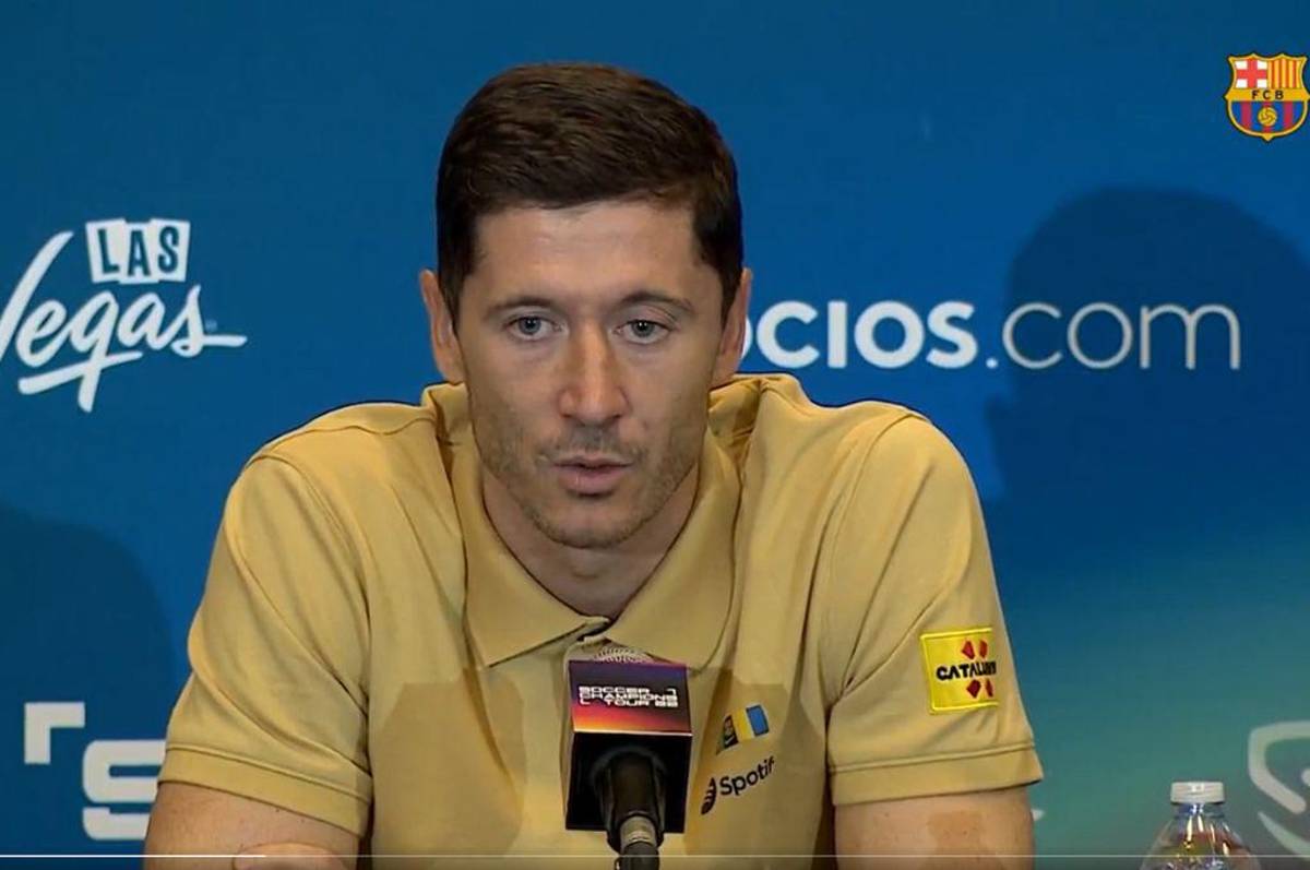 Lewandowski confiesa la plática con Guardiola y advierte que quiere ser pichichi de España: “Siempre tengo hambre de ganar”