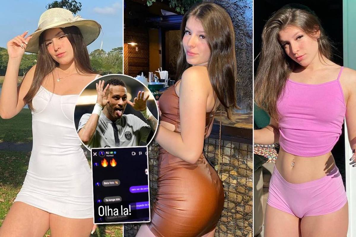Explosiva modelo brasileña destapa su conversación privada con Neymar: ‘‘Ven a ver de cerca’’