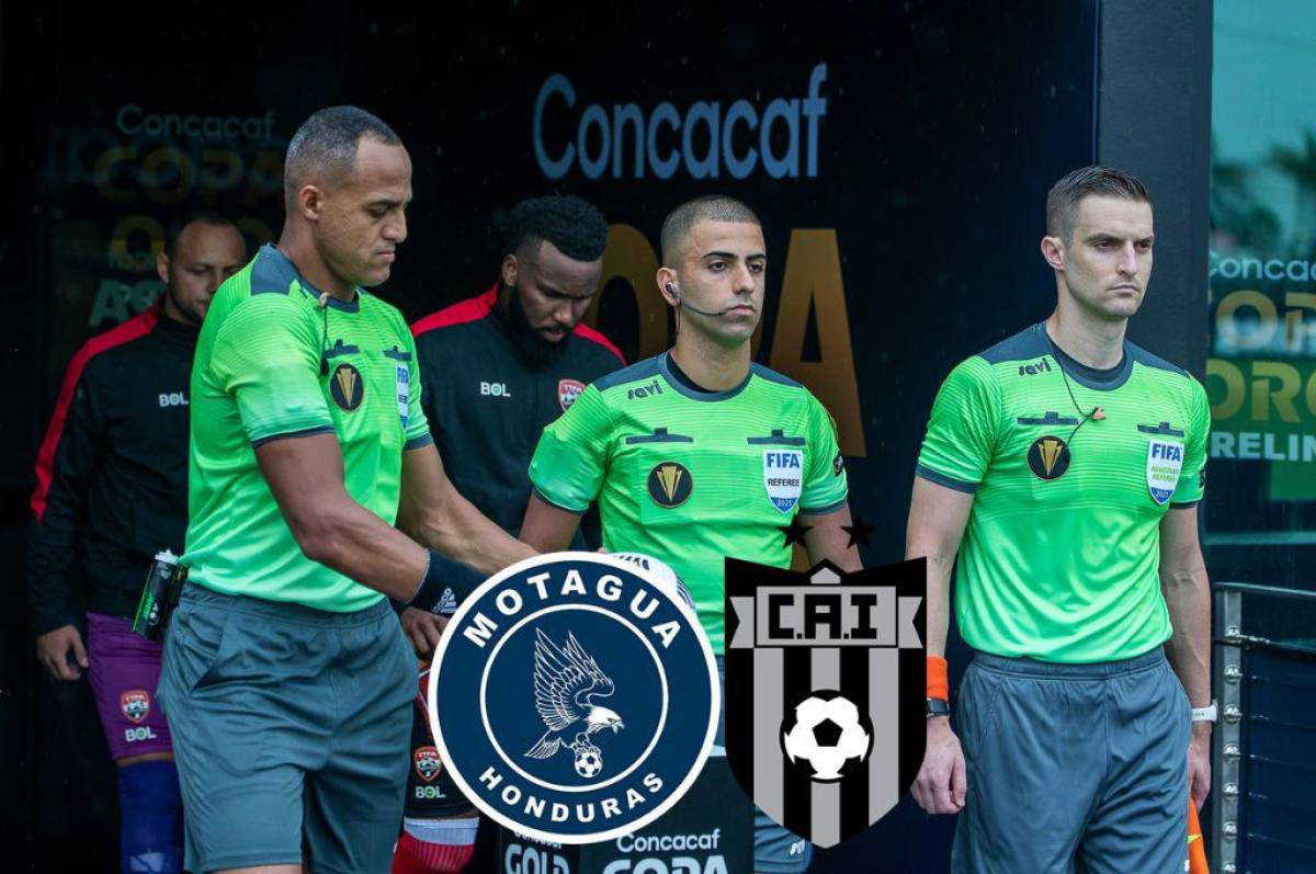 Concacaf confirma cuarteta arbitral que dirigirá el partido Motagua vs Independiente de Panamá por la Copa Centroamericana